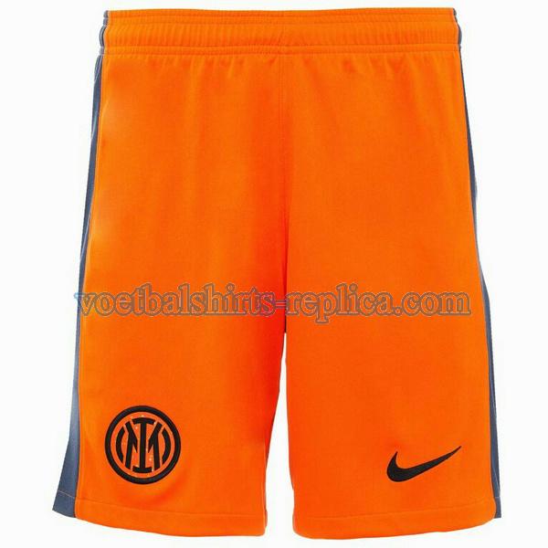 3e inter milan shorts 2023 2024 mannen oranje
