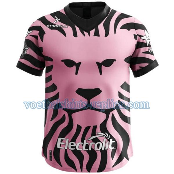 3e leones negros shirt 2022 2023 mannen roze