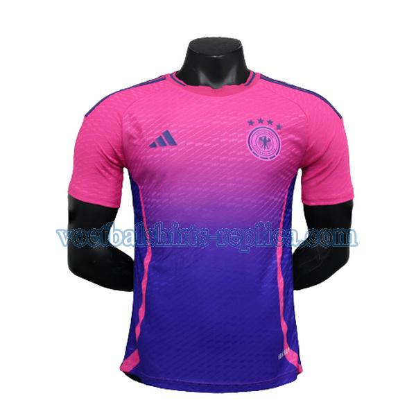 special edition duitsland voetbalshirt 2023 mannen player roze blauw