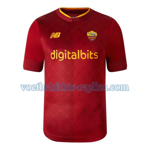 thuis as roma shirt 2022 2023 mannen rood