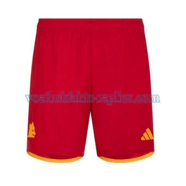 thuis as roma shorts 2023 2024 mannen rood
