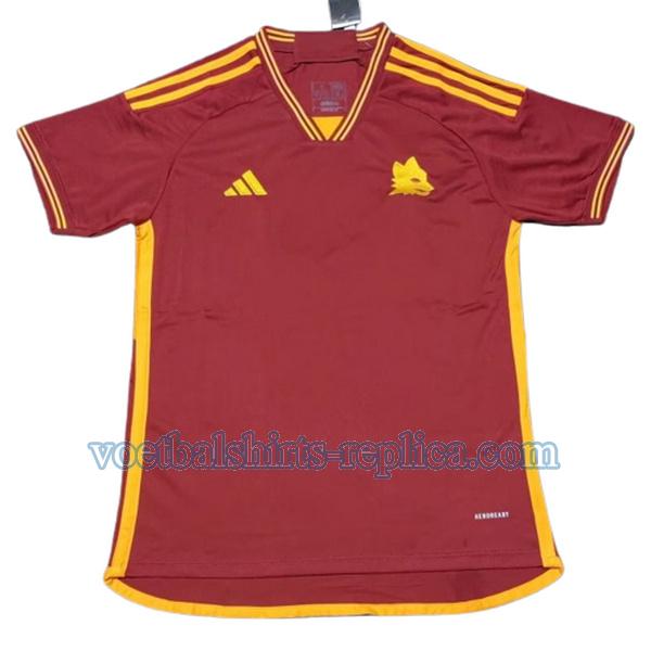thuis as roma voetbalshirt 2023 2024 thailand mannen rood