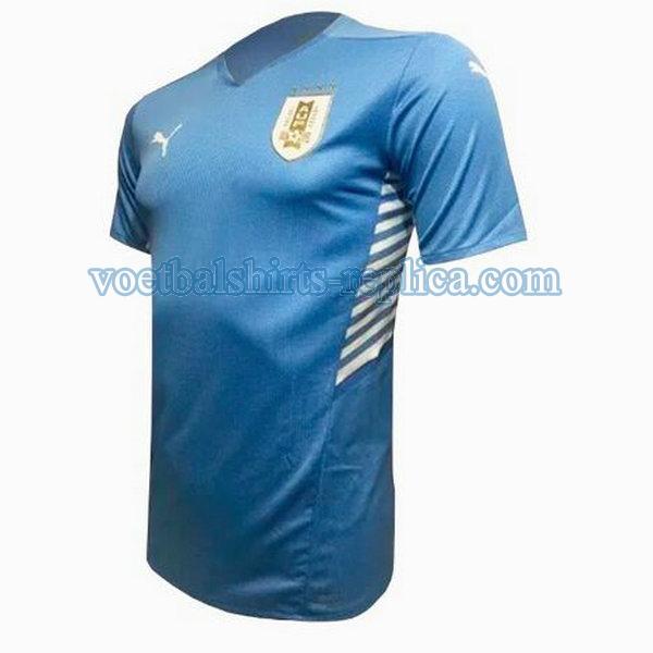 thuis uruguay voetbalshirt 2021 2022 thailand mannen blauw