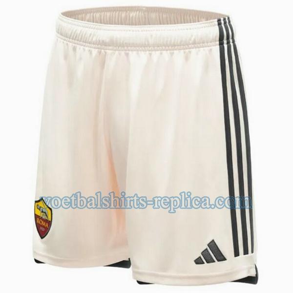 uit as roma shorts 2023 2024 mannen wit