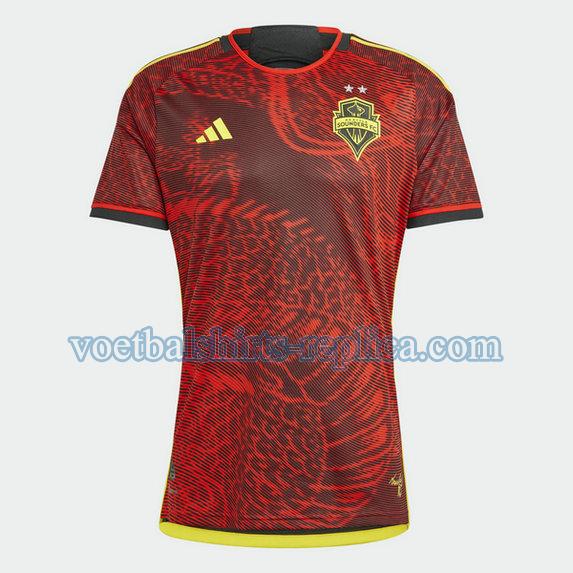 uit seattle sounders shirt 2023 2024 thailand mannen rood